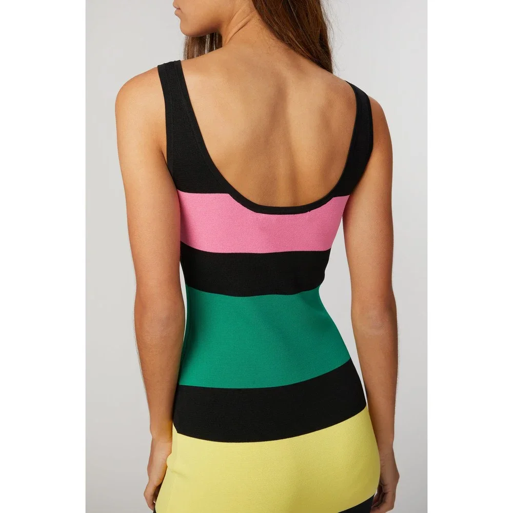 MULTI STRIPE DRESS - Picture 4 of 4